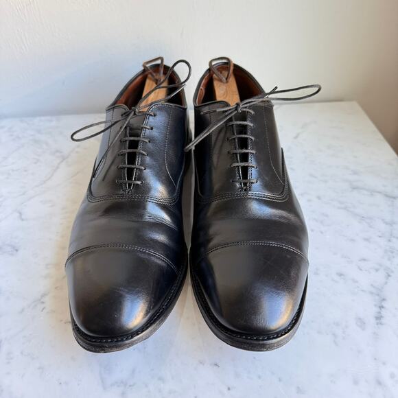 Allen Edmonds Kingswood Cap-Toe Oxford Black 12D Goodyear Welt USA - Picture 2 of 13